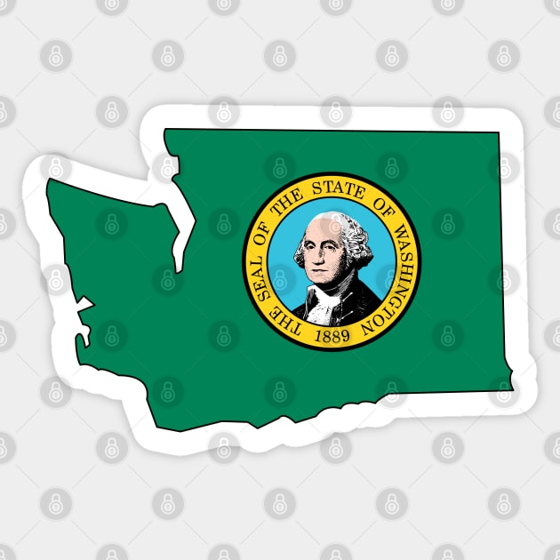 Washington State Pride Sticker by somekindofguru